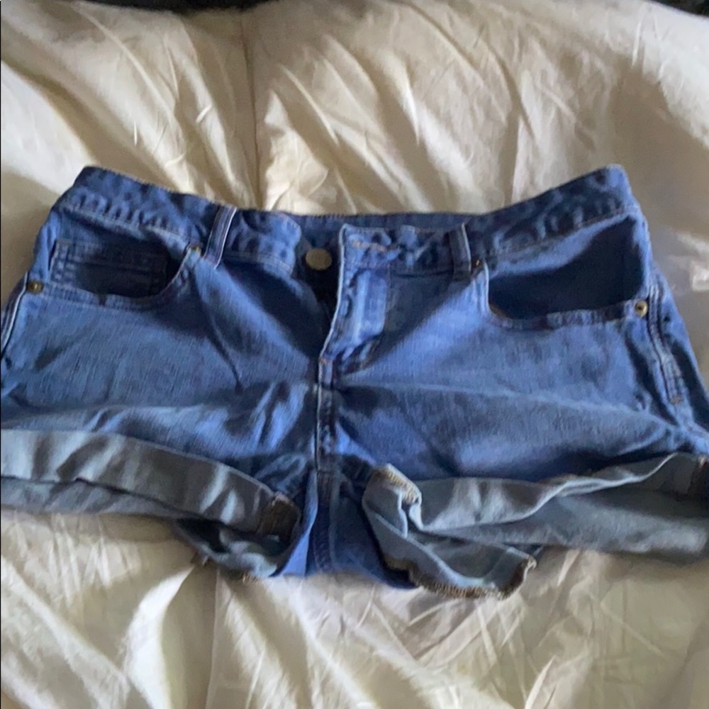 Denim shorts